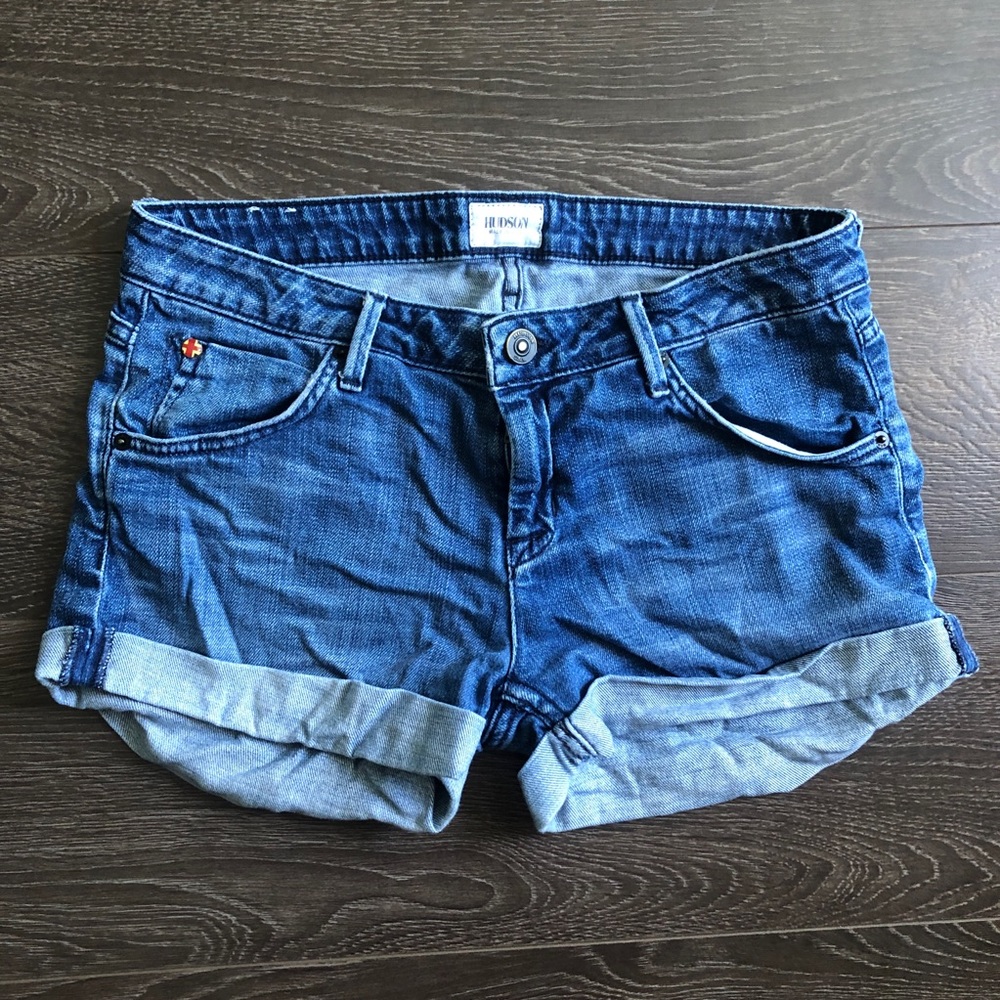 Hudson Medium Wash Shorts